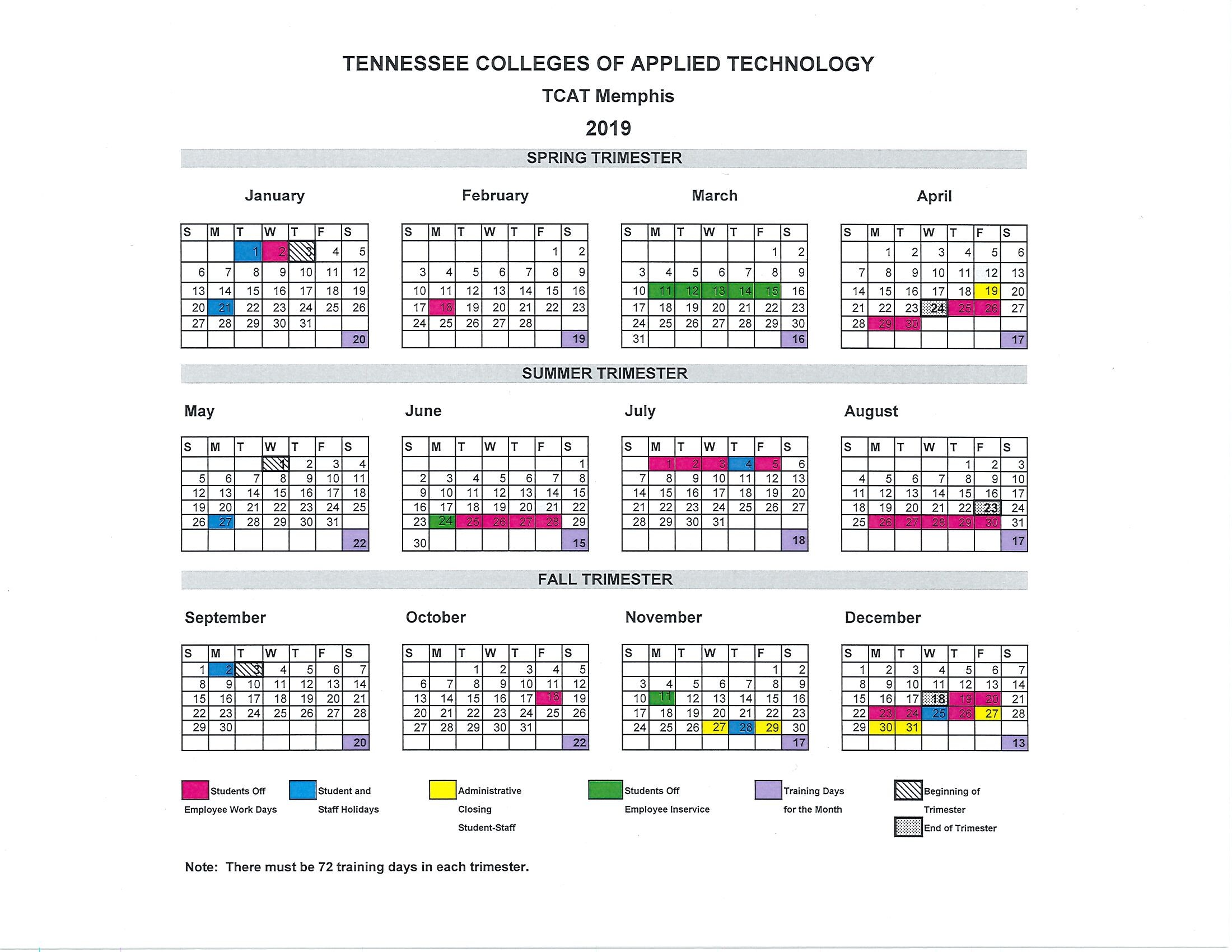 academic-calendar-tcat-memphis